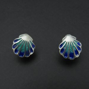PEND. PRESIÓN VIEIRA ESMALTE AZUL AG