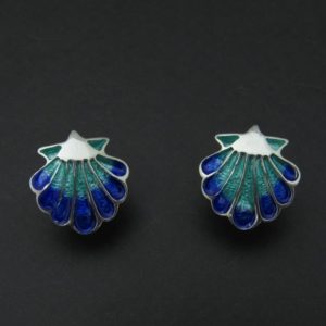 PEND. PRESIÓN VIEIRA ESMALTE AZUL AG