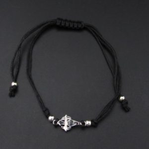 BRAZALETE HILO CRUZ COMPOSTELA AG