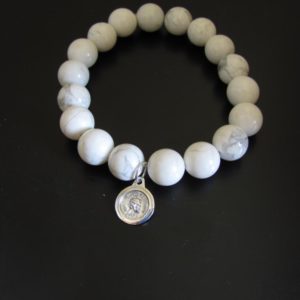 PULSERA AG PIEDRA 10 MM
