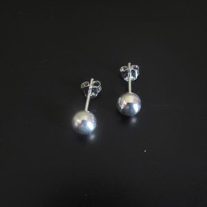 PENDIENTE AG BOLA 6MM