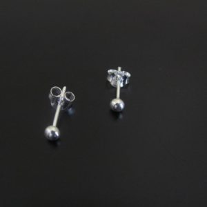 PENDIENTE BOLA 3MM X 6