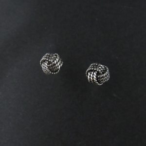 PENDIENTE NUDO 6MM AG