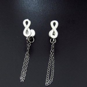 PENDIENTE INFINITO CON CADENA AG