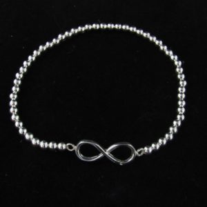 BRAZALETE BOLAS INFINITO 3 MM