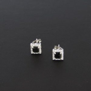 PENDIENTE CIRCONITA BLACK AG