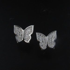 PENDIENTE MARIPOSA CIRCONITA AG