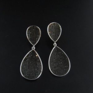 PENDIENTE CIRCONITA BLACK AG