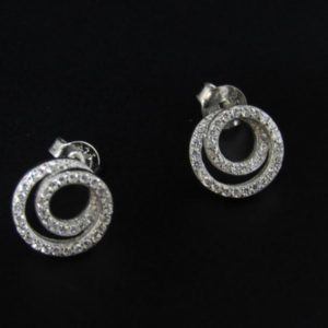 PENDIENTE ESPIRAL CON CIRCONITA AG