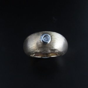 ANILLO MATE ORO ROSA AG