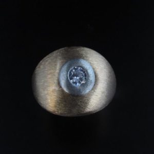ANILLO MATE ORO ROSA AG