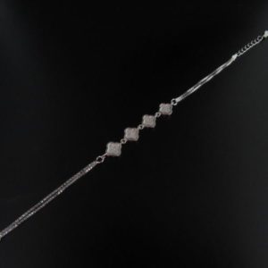 BRAZALETE FLOR CIRCONITA AG