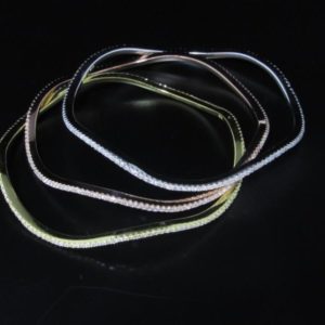 BRAZALETE SET RIGIDO 3 OROS AG