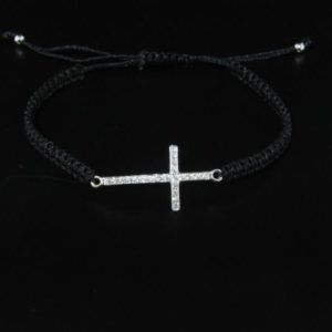 BRAZALETE CRUZ CIRCONITA AG