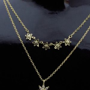 COLLAR FLOR DOBLE CADENA B.O.A AG