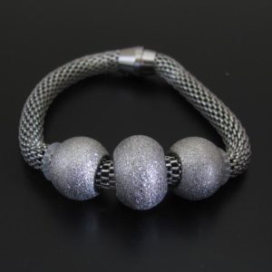 BRAZALETE ACERO MATE