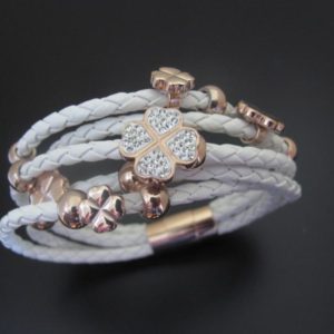 BRAZALETE PIEL DIJES FLOR