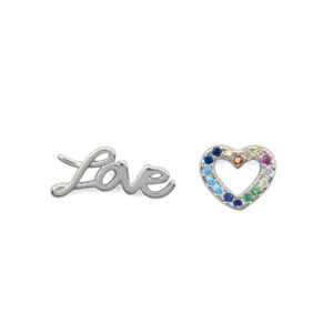 PENDIENTE CORAZON LOVE AG