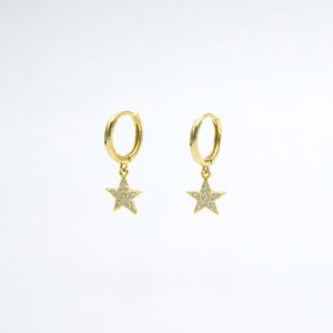 Aro con estrella y cz ag