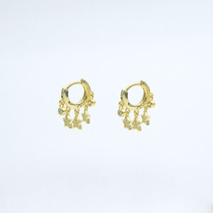 Aro de 12mm con estrellas y cz B.O.A. ag
