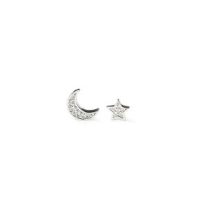 PENDIENTE LUNA Y ESTRELLA AG