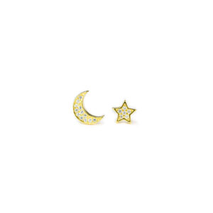 PENDIENTE LUNA Y ESTRELLA B.O.A AG