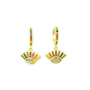 ARO OJO CON CZ MULTICOLOR B.O.A AG