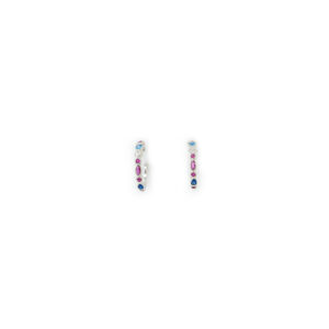 PENDIENTE CZ MULTI COLOR AG