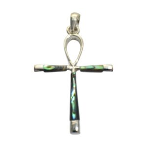 CRUZ DE LA VIDA ABALÓN 37MM AG