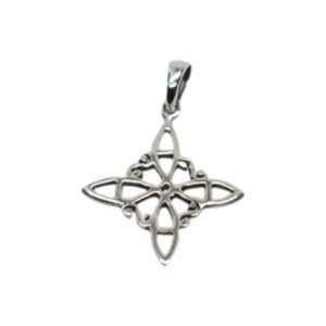 COLGANTE NUDO DE BRUJA 22MM AG