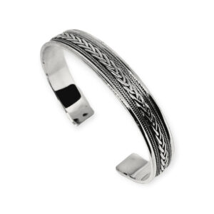 BRAZALETE TRENZADO FINO AG