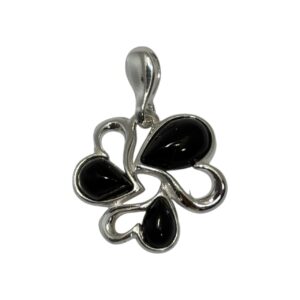COLGANTE AZA FLOR CORAZÓN AD AG