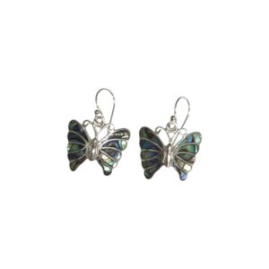 PENDIENTE MARIPOSA ABALÓN AG