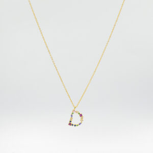 COLLAR INICIAL CON CZ Y UN B.O.A. AG