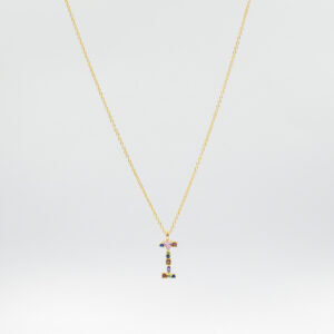COLLAR INICIAL CON CZ Y UN B.O.A. AG