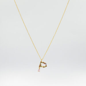 COLLAR INICIAL CON CZ Y UN B.O.A. AG